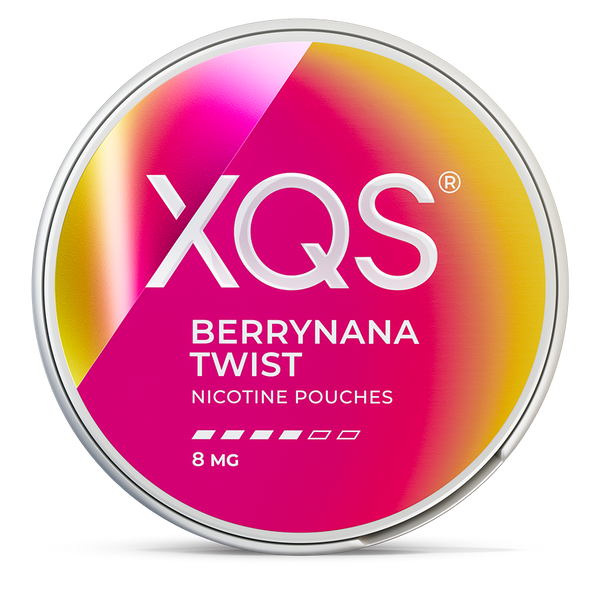 XQS Berrynana Twist 8mg Nicotine Pouches