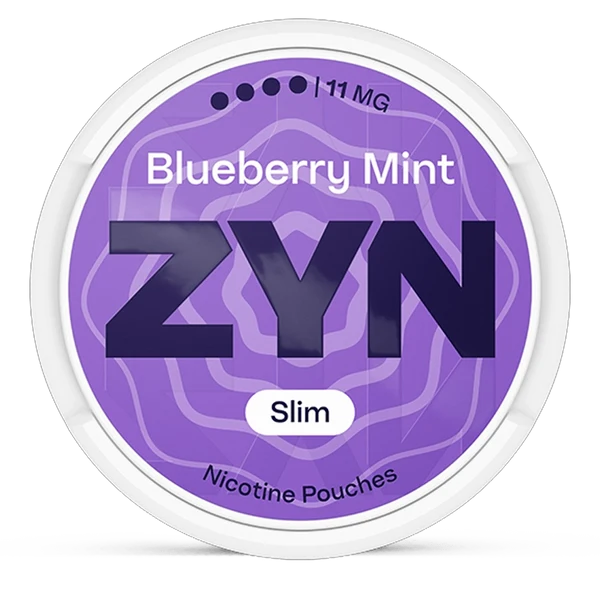 ZYN Blueberry Mint Slim 11 mg Nicotine Pouches