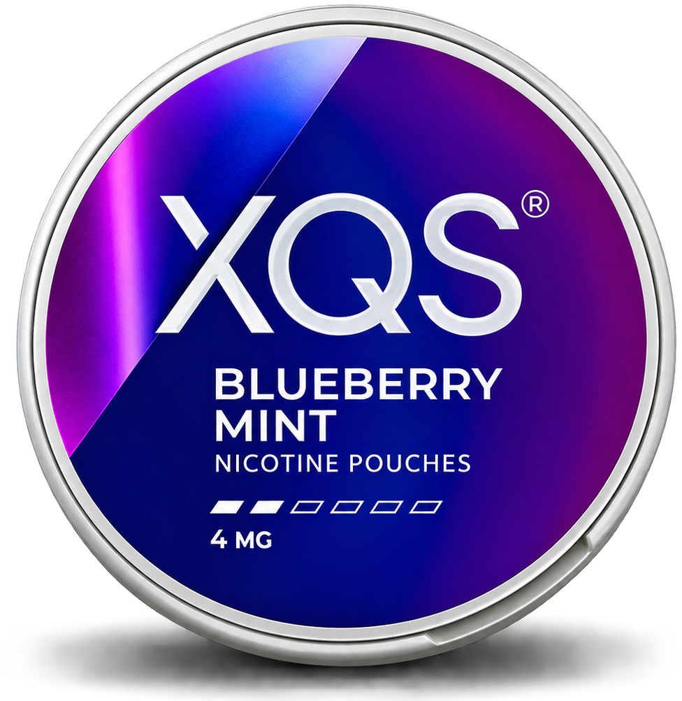XQS Blueberry Mint 4mg Nicotine Pouches