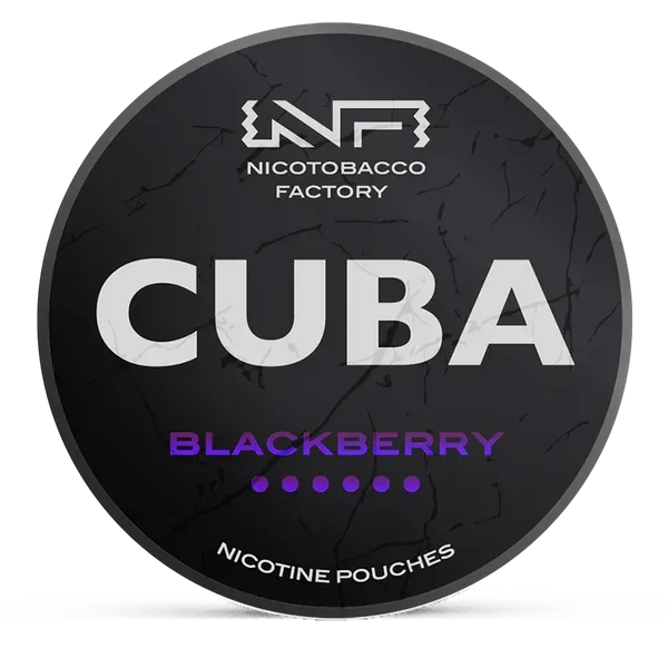 CUBA Blackberry 43mg Nicotine Pouches