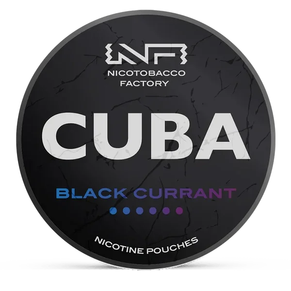 CUBA Blackcurrant 43mg Nicotine Pouches