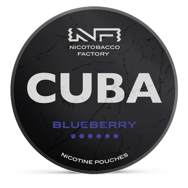 CUBA Blueberry 43 mg Nicotine Pouches