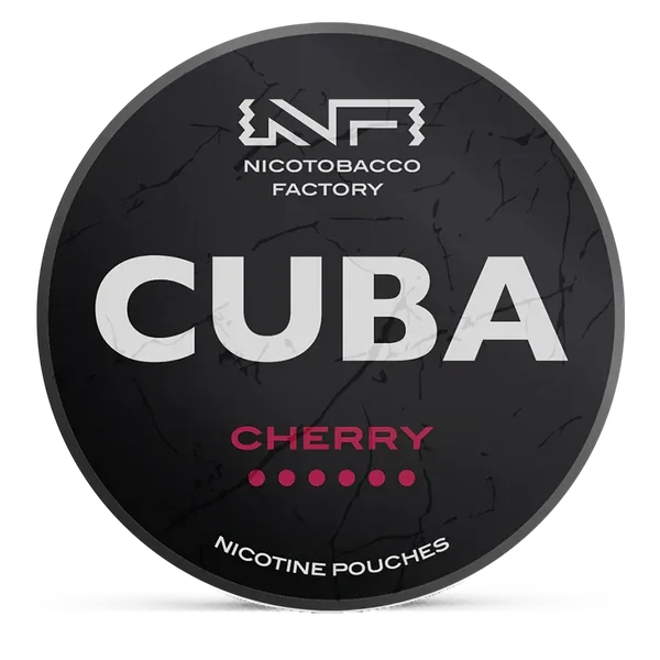 CUBA Cherry 43mg Nicotine Pouches