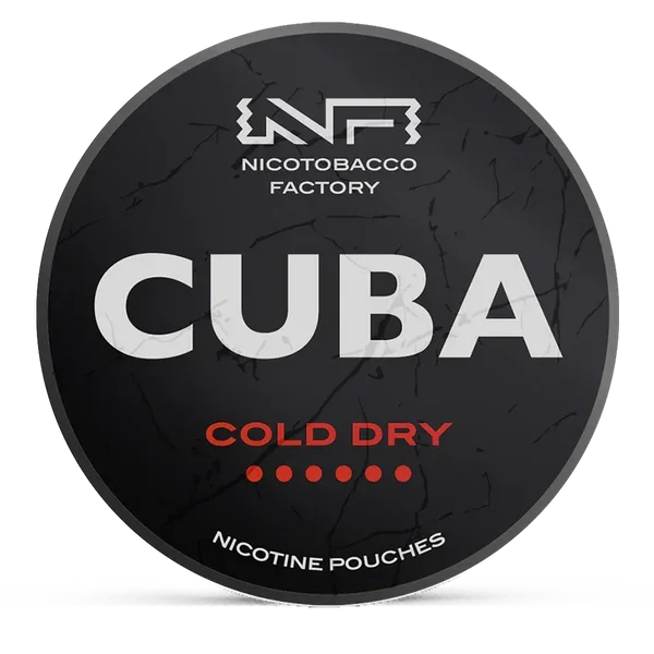 CUBA Cold Dry 43mg Nicotine Pouches