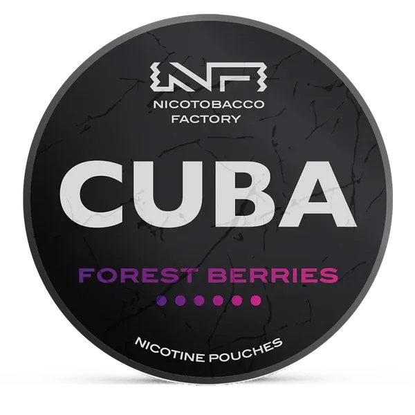 CUBA Forest Berries 43mg Nicotine Pouches
