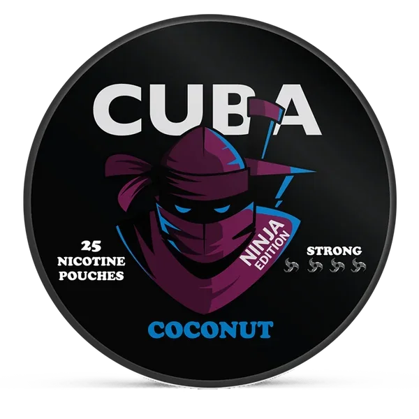 CUBA Coconut 15.6mg Nicotine Pouches