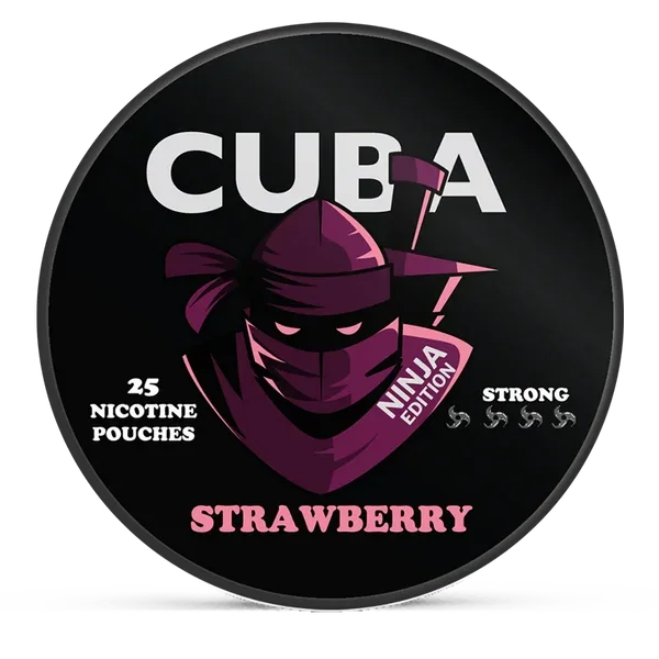 CUBA Strawberry 15.6mg Nicotine Pouches
