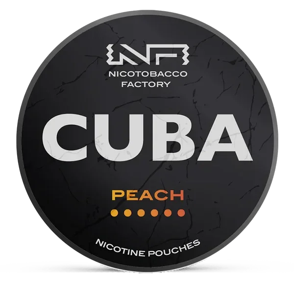 CUBA Peach 43mg Nicotine Pouches