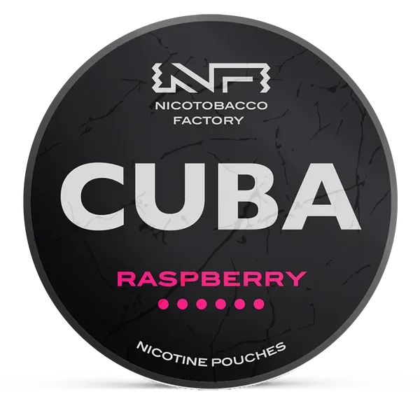 CUBA Raspberry 43mg Nicotine Pouches