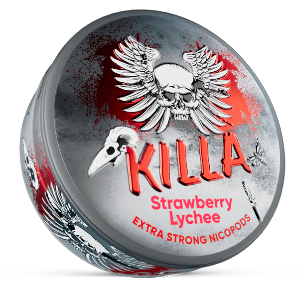 Killa Strawberry Lychee 16mg Nicotine Pouches