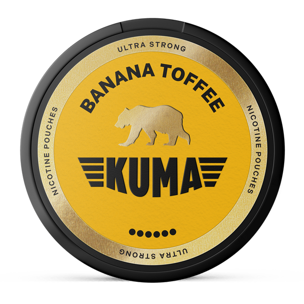 Kuma Banana Toffee 13.75mg Nicotine Pouches