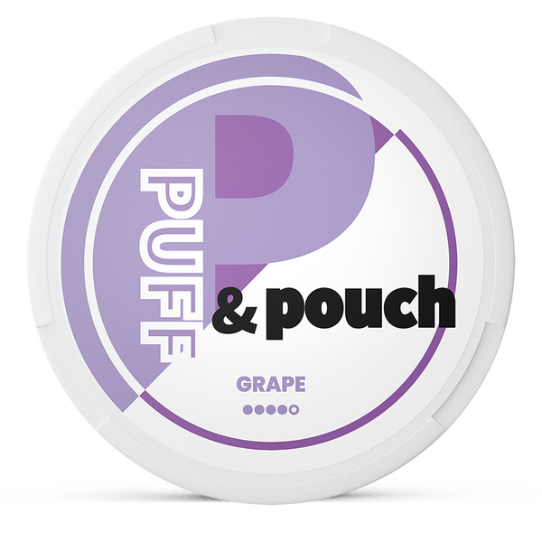 PUFF & POUCH Grape 12mg Nicotine Pouches
