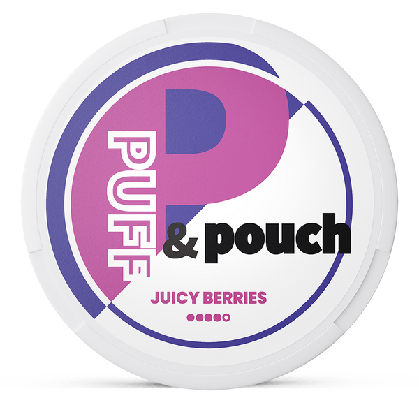 PUFF & POUCH Juicy Berries 12mg Nicotine Pouches