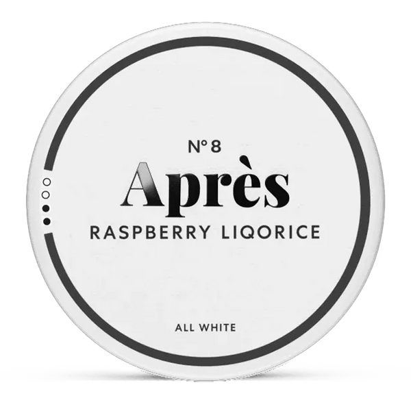 APRÈS Raspberry Liqorice 4.4mg Nicotine Pouches