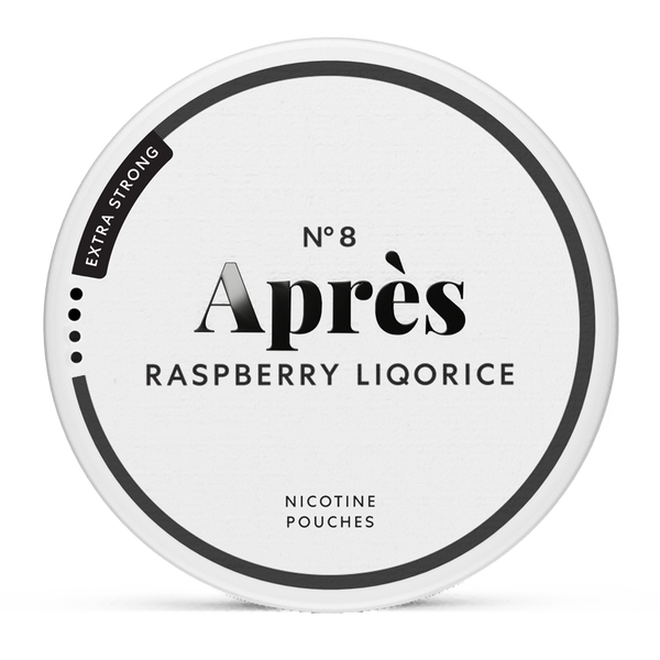 APRÈS Raspberry Liqorice 8.3mg Nicotine Pouches