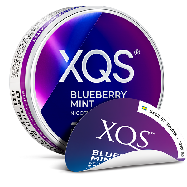XQS Blueberry Mint 8mg Nicotine Pouches