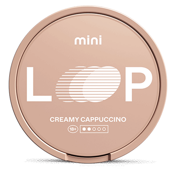 LOOP Creamy Cappuccino Mini 6.8mg Nicotine Pouches