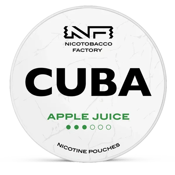 CUBA Apple juice 10.4mg Nicotine Pouches
