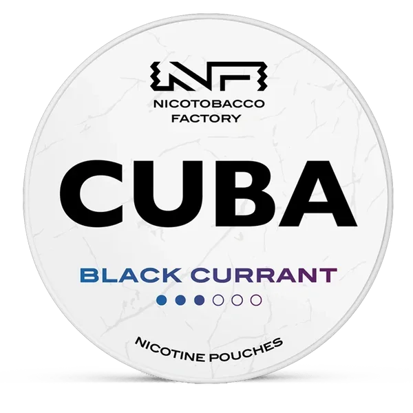 CUBA Black currant 16mg Nicotine Pouches