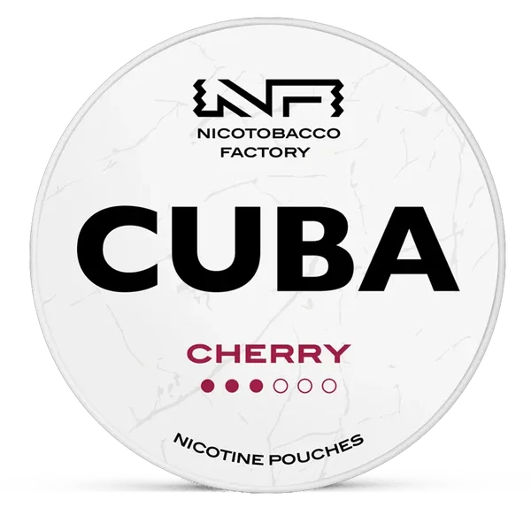 CUBA Cherry 10.4mg Nicotine Pouches