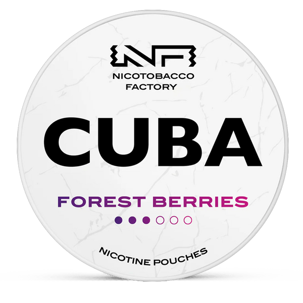 CUBA Forest Berries 10.4mg Nicotine Pouches