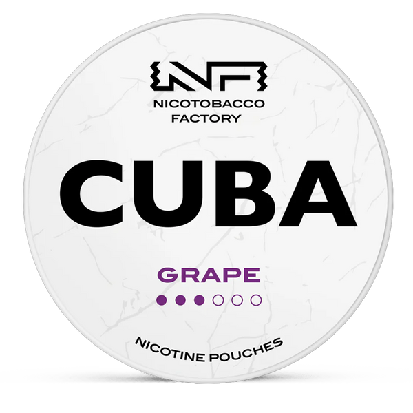 CUBA Grape 10.4mg Nicotine Pouches
