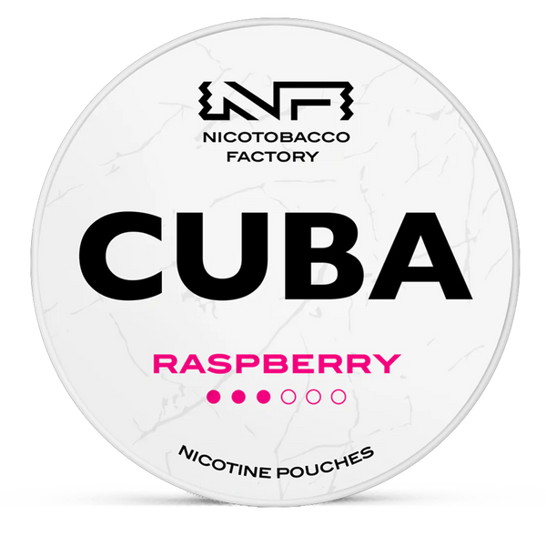 CUBA Raspberry 10.4mg Nicotine Pouches