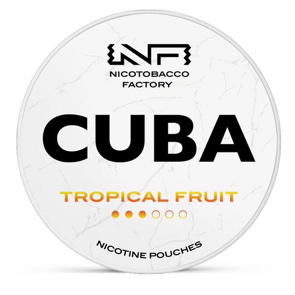 CUBA Tropical Fruit 10.4mg Nicotine Pouches