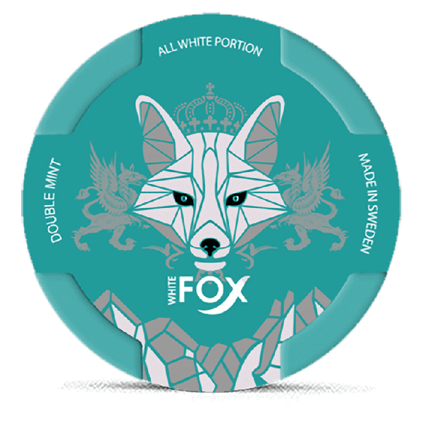 WHITE FOX Double Mint 12mg Nicotine Pouches