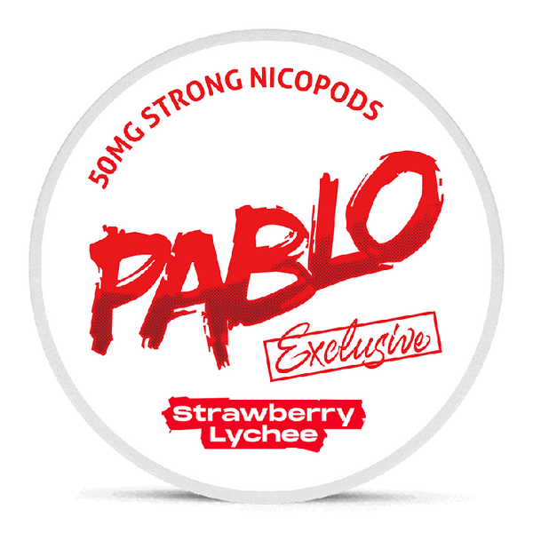 Pablo Strawberry Lychee 30mg Nicotine Pouches