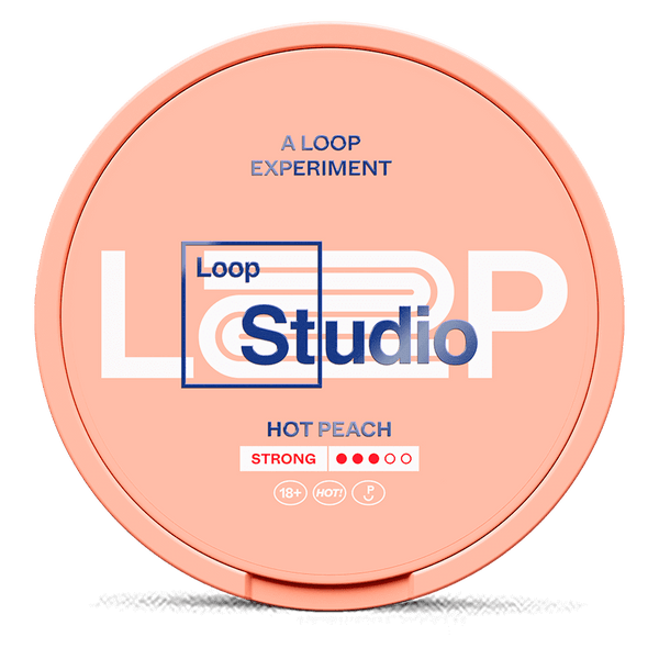LOOP Hot Peach 9.4mg Nicotine Pouches