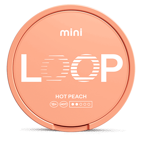LOOP Hot Peach Mini 6.8mg Nicotine Pouches