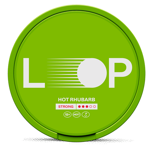 LOOP Hot Rhubarb 9.4mg Nicotine Pouches