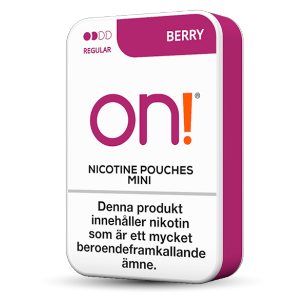 ON! Berry 3mg Nicotine Pouches