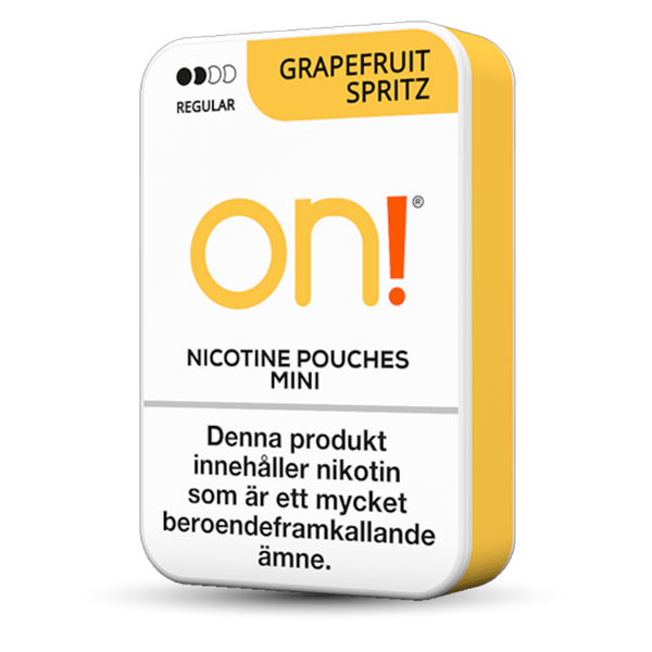 ON! Grapefruit Spritz 3mg Nicotine Pouches