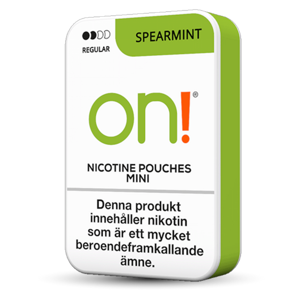 ON! Spearmint 3mg Nicotine Pouches