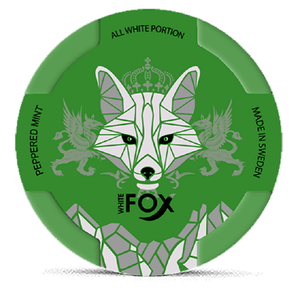 WHITE FOX Peppered Mint 12mg Nicotine Pouches