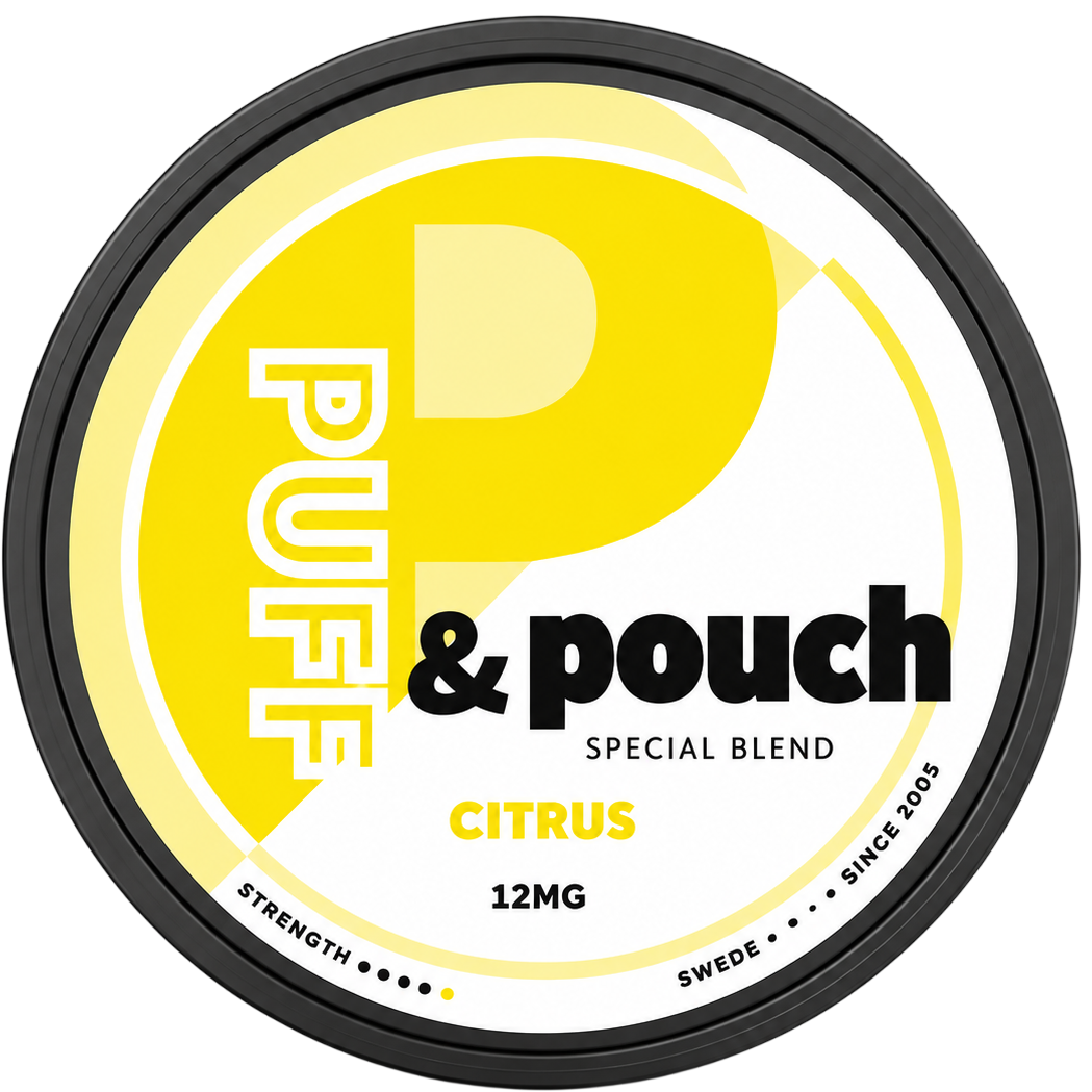 PUFF & POUCH Freezy Citrus 12mg Nicotine Pouches