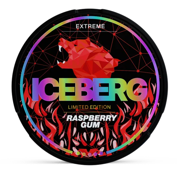 Iceberg Raspberry Gum 30mg Nicotine Pouches