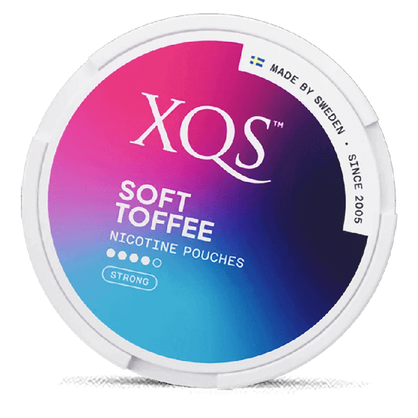 XQS Soft Toffee 8mg Nicotine Pouches