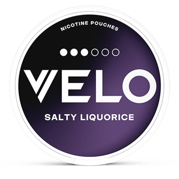 VELO Salty Licorice 9.8mg Nicotine Pouches