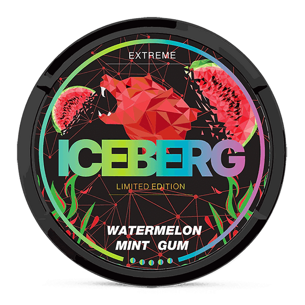 Iceberg Watermelon Mint Gum 30mg Nicotine Pouches